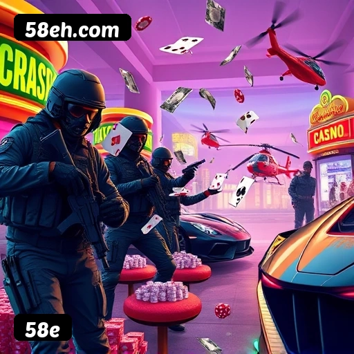 Aplicativo móvel 58e para iOS e Android